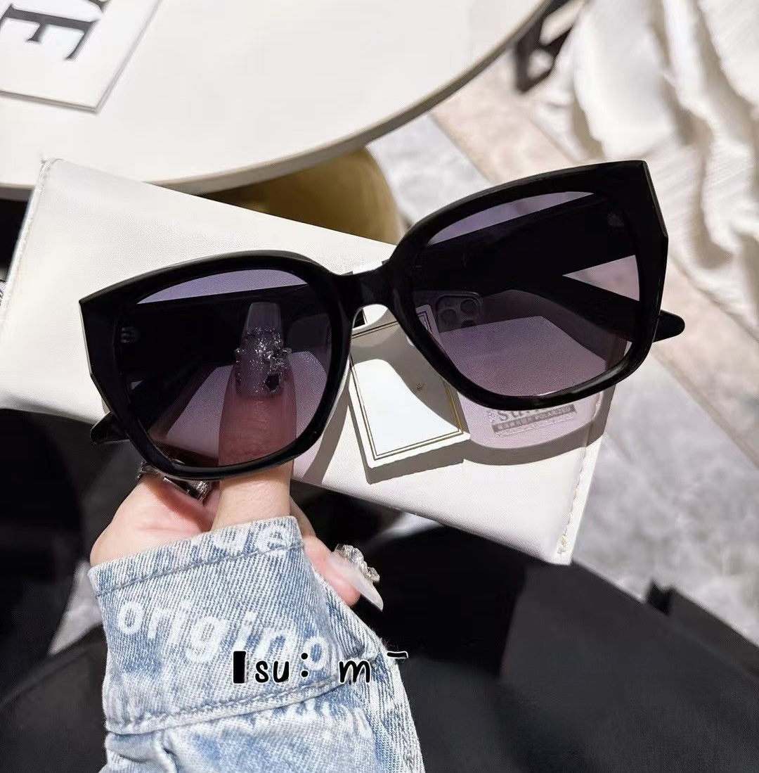 Designer Cat-Eye Polarized Sunglasses