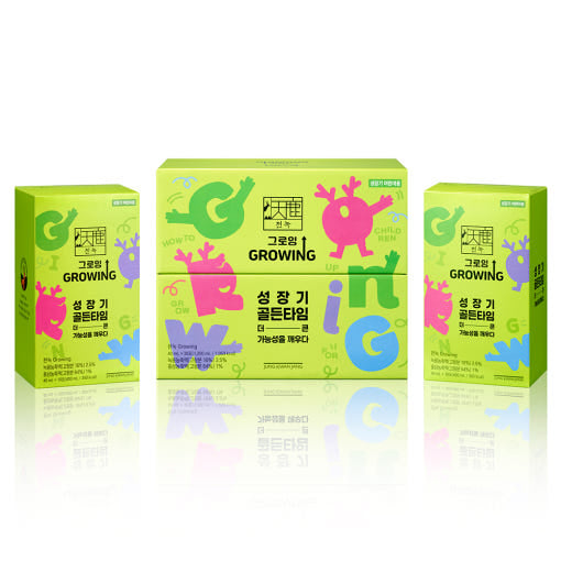 [Jung Kwan Jang] Korean Red Ginseng Extract Kid CheonNok GROWING 40ml*30ea