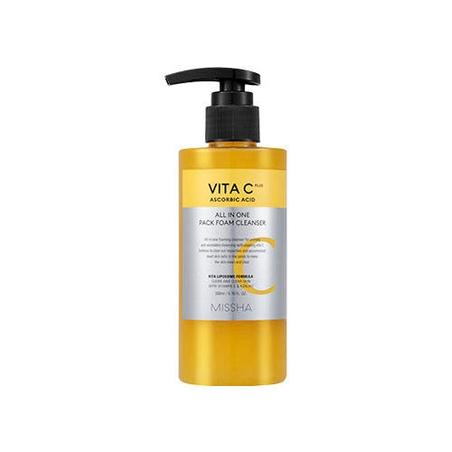 MISSHA Vita C Plus All In One Pack Foam Cleanser 200ml