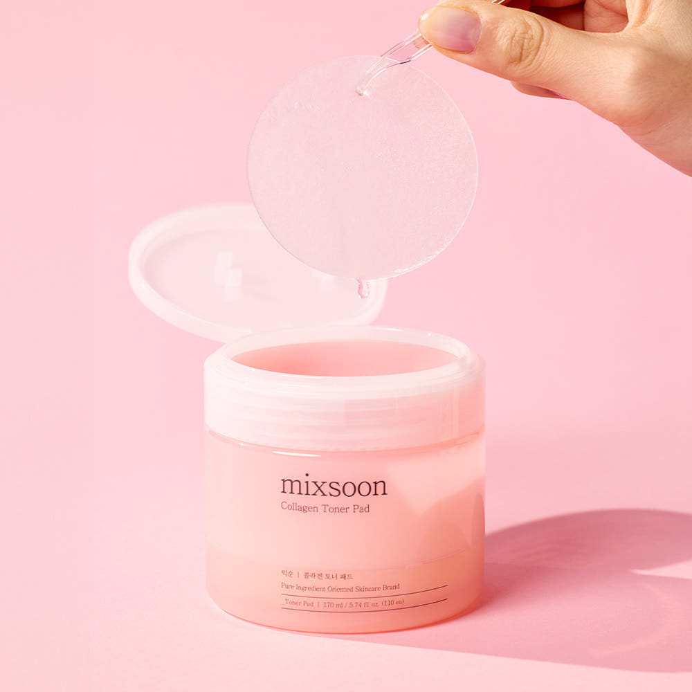 mixsoon PDRN Collagen Toner Pad 110ea/170ml