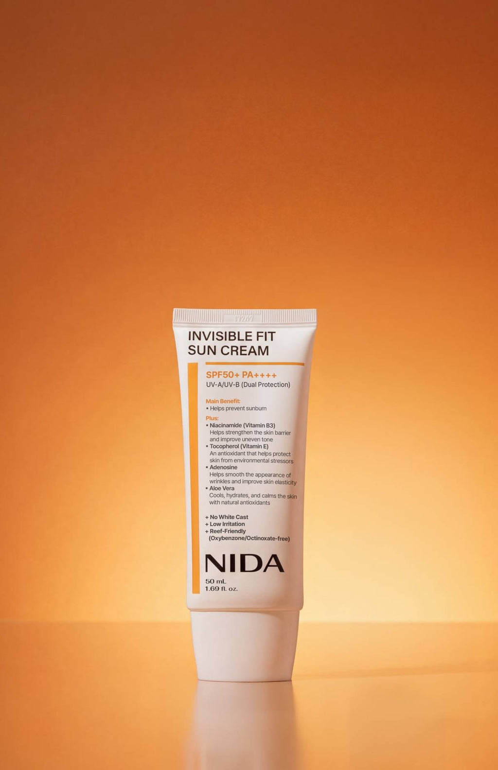 NIDA Invisible Fit Sun Cream 50ml