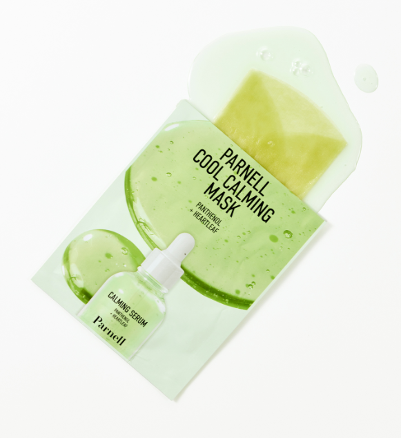 Parnell Panthenol Heartleaf Cool Calming Mask 20ml X 5ea