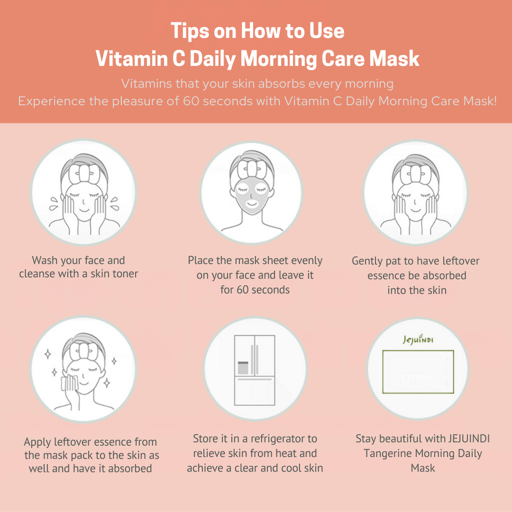 [JEJU INDI] Vitamin C Daily Morning Care Mask 380g